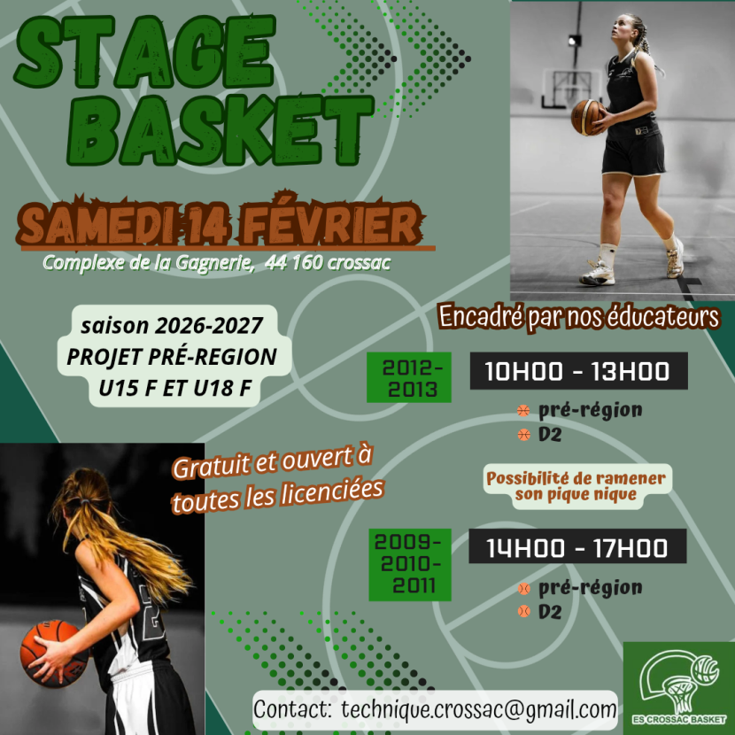 STAGES - Vacances Février