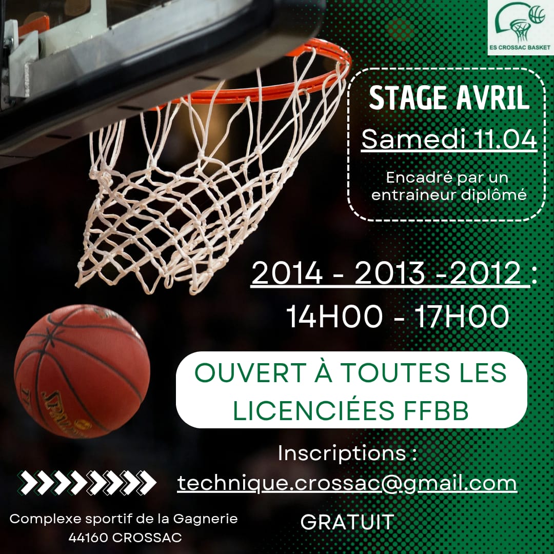 STAGES - Vacances d’Avril